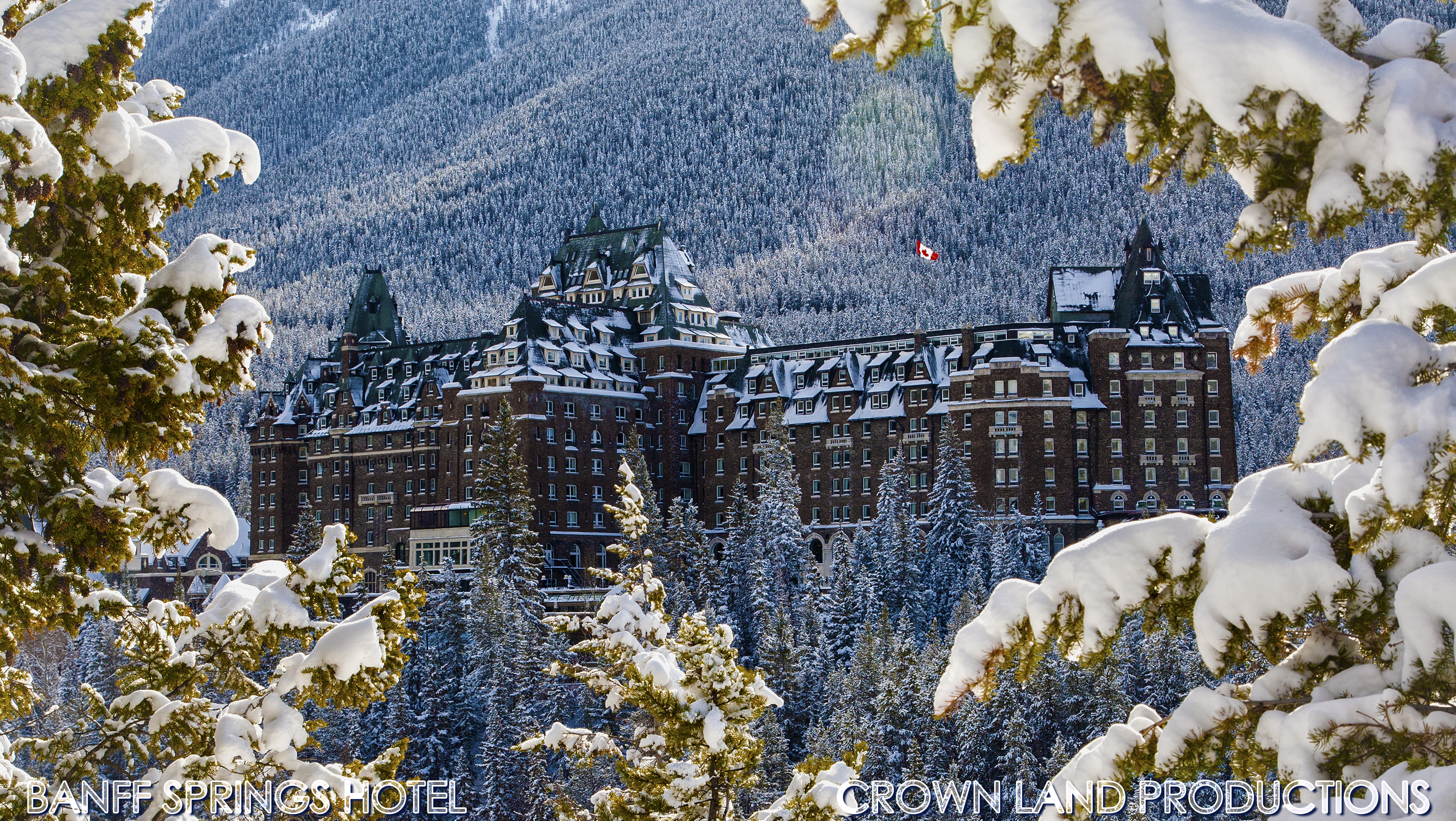 Wintery Banff Spring Hotel Crown Land Productions
